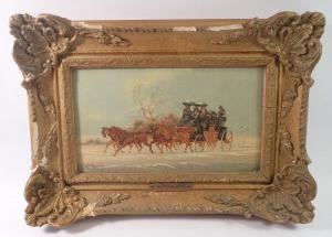 ROWLAND William 1900-1900,coaching scene,Smiths of Newent Auctioneers GB 2024-04-04