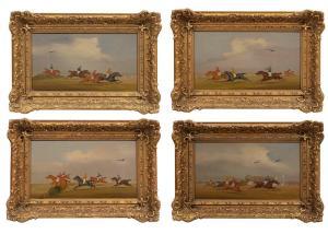 ROWLAND William 1900-1900,Steeplechase Horse Racing,Neal Auction Company US 2023-09-07