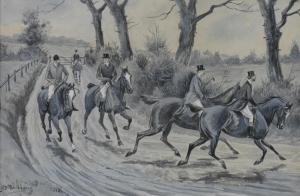 ROWLANDSON George Derville 1861-1928,Hunting scenes,Bellmans Fine Art Auctioneers GB 2023-02-21