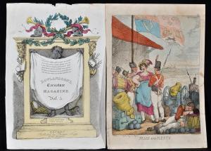 ROWLANDSON Thomas 1756-1827,Frontispiece for Rowlandson's Caricature Magazi,1810,Anderson & Garland 2017-03-21