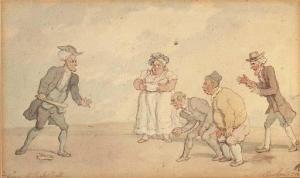 ROWLANDSON Thomas 1756-1827,Game of Trap Ball,Christie's GB 1998-11-19