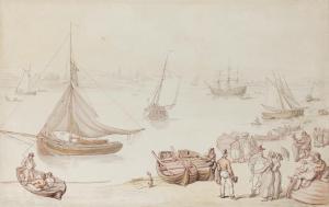 ROWLANDSON Thomas 1756-1827,The Medway,Bonhams GB 2018-10-24