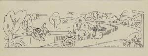 ROWLEY Sylvia 1904-1999,Drive in the Country,1930,Sworders GB 2022-02-13