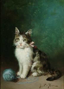 ROY José 1886-1905,A cat with a ball of wool,Bonhams GB 2005-06-07