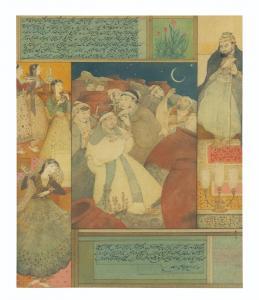 ROY Proshanto 1908-1973,Untitled (Arabian Nights),Christie's GB 2020-09-25