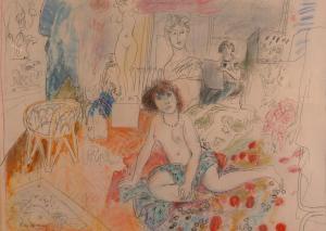 ROY SPENCER 1918-2006,Life Drawing,1989,Bellmans Fine Art Auctioneers GB 2022-11-15