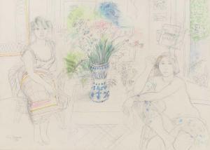 ROY SPENCER 1918-2006,Models with flowers and a music stand within a con,1990,Sworders GB 2022-09-21
