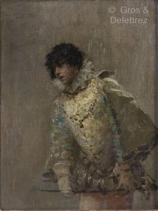 ROYBET Ferdinand 1840-1920,Jeune page à l'épée,Gros-Delettrez FR 2025-04-07
