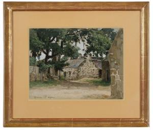 ROYER Henri 1869-1938,Vieilles maisons en Bretagne,Aguttes FR 2023-06-27