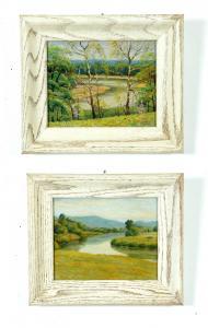 ROYER Jacob S 1883,TWO LANDSCAPES,Garth's US 2015-07-24