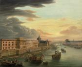 ROYER Pierre Alexandre II 1769-1796,A view of Paris from the Pont Neuf,Christie's GB 2010-04-28