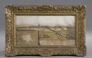 ROYER Pierre Alexandre II 1769-1796,Vue et plan d\’Auxonne,1719,Daguerre FR 2018-06-10