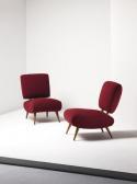 ROYERE Jean 1902-1981,Pair of lounge chairs,1955,Phillips, De Pury & Luxembourg US 2009-11-15