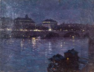 ROYET Henri 1850-1918,Paris, la nuit,Boisgirard - Antonini FR 2019-11-22