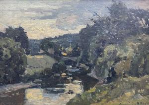 ROYLE Herbert F 1870-1958,River Landscape,Duggleby Stephenson (of York) UK 2024-04-12