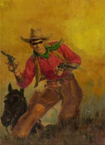 ROZEN George 1895-1973,Masked Rider Western cover,1949,Heritage US 2009-10-27