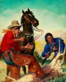 ROZEN George 1895-1973,Masked Rider Western pulp cover,1945,Heritage US 2009-10-27