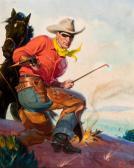ROZEN George 1895-1973,Masked Rider, Western pulp cover,1958,Heritage US 2009-10-27