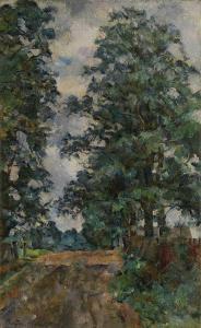ROZHDESTVENSKY Vasili Vasilievich 1884-1963,Landscape with a Tree,1924,MacDougall's GB 2018-06-06