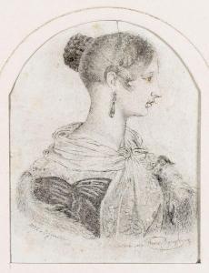 ROZYCKI Henry 1800-1800,Portret królowej Wiktorii,1842,Sopocki Dom Aukcjny PL 2016-01-23