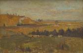 RUBBO Anthony Datillo 1870-1955,View Over the Landscape Towards the Coast,Leonard Joel AU 2019-11-26