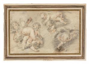 RUBENS Peter Paul 1577-1640,Studies of putti in flight,Bonhams GB 2025-04-30