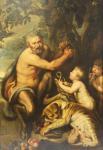 RUBENS Pieter Paul,A Satyr pressing grapes with a tiger and two child,Lacy Scott & Knight 2023-06-17