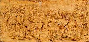 RUBENS Pieter Paul 1577-1640,Der Raub der Sabinerinnen/ The Rape of the Sabi,im Kinsky Auktionshaus 2009-04-21