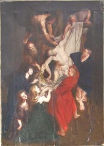RUBENS Pieter Paul 1577-1640,La déposition de croix,Audap-Mirabaud FR 2012-06-08