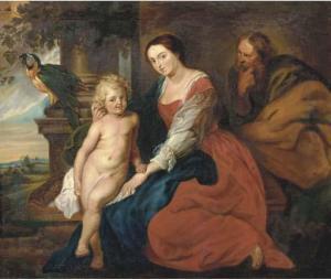 RUBENS Pieter Paul 1577-1640,The Holy Family,Christie's GB 2006-01-24