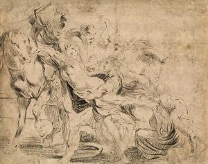 RUBENS Pieter Paul 1577-1640,The rape of the daughters of Leucippus, probabl,im Kinsky Auktionshaus 2017-04-26