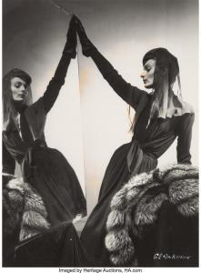 RUBIN Genia 1906-2001,Fur, Fashion and Mirror,1955,Heritage US 2017-12-13