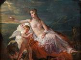 RUDE Sophie, nee Fremiet 1797-1867,Etude préparatoire pour Ariane à Naxos,Aguttes FR 2020-12-10