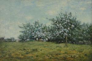 RUDELL Peter Edward 1854-1899,Almond Trees, Springtown,Burstow and Hewett GB 2015-12-16