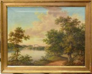 RUDENSCHÖLD Thure Gabriel 1799-1878,Motiv av Tyresö slott.,Auktionskompaniet SE 2007-12-02
