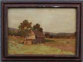 RUDERT Anton 1889-1964,Country Landscape withBarn,Burchard US 2008-09-28