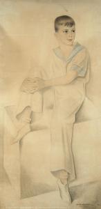RUDNICKI Jan 1887-1936,Portrait of a boy,1932,Agra-Art PL 2010-06-13