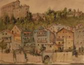 RUDOLF Egger 1900-1971,Burghausen am Inn,1940,Wendl DE 2017-03-02