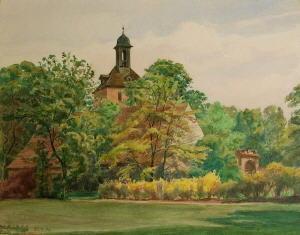 RUDOLPHI Wolfram 1906-1993,Die Kirche von Kleinmachnow,Auktionshaus Quentin DE 2003-10-25