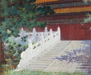 RUEDOLF J,Entrance to the Temple of Confucius, Peking,Sotheby's GB 2019-12-02