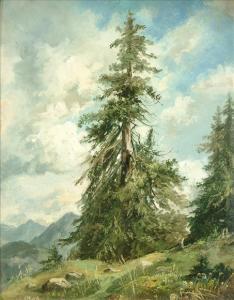 RUEGG Eduard 1838-1903,The Great Pine,Dreweatt-Neate GB 2006-09-26