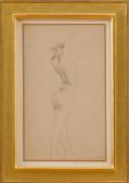 RUELLEN Andrée 1905-1966,STANDING FEMALE NUDE FROM THE BACK,Stair Galleries US 2016-09-24