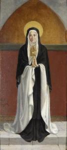 RUGER K,O 1800-1900,Hl. Nonne im Habit,DAWO Auktionen DE 2012-02-14