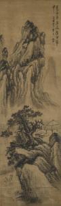 RUITU ZHANG 1570-1641,Scholars in Landscape,Christie's GB 2024-03-06