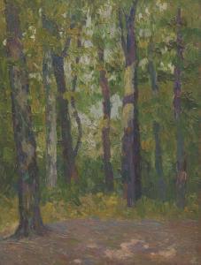 RUMMELL John 1900,Landscape with trees,1918,Aspire Auction US 2016-10-29