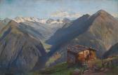 RUMMELSPACHER Joseph 1852-1921,Mountain Hut in the Zillertaler Alps,Palais Dorotheum AT 2014-06-16