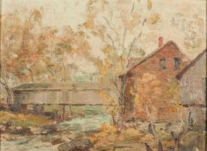 RUMMLER Alexander Joseph 1867-1959,Covered Bridge,Skinner US 2020-07-16