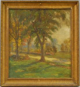 RUMMLER Alexander Joseph 1867-1959,Wooded Path,Skinner US 2012-07-18