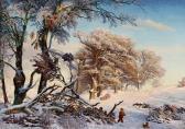 RUMP Gotfred 1816-1880,Sunlit wintry scene,1861,Bruun Rasmussen DK 2007-11-27