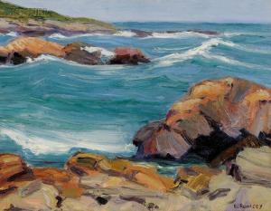 RUMSEY LORD Evelyn 1877-1963,Coastal View,Skinner US 2009-03-06